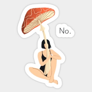 Mushroom Defiance Sticker